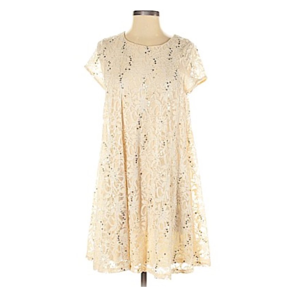 Altar'd State lulu sequin lace swing dress